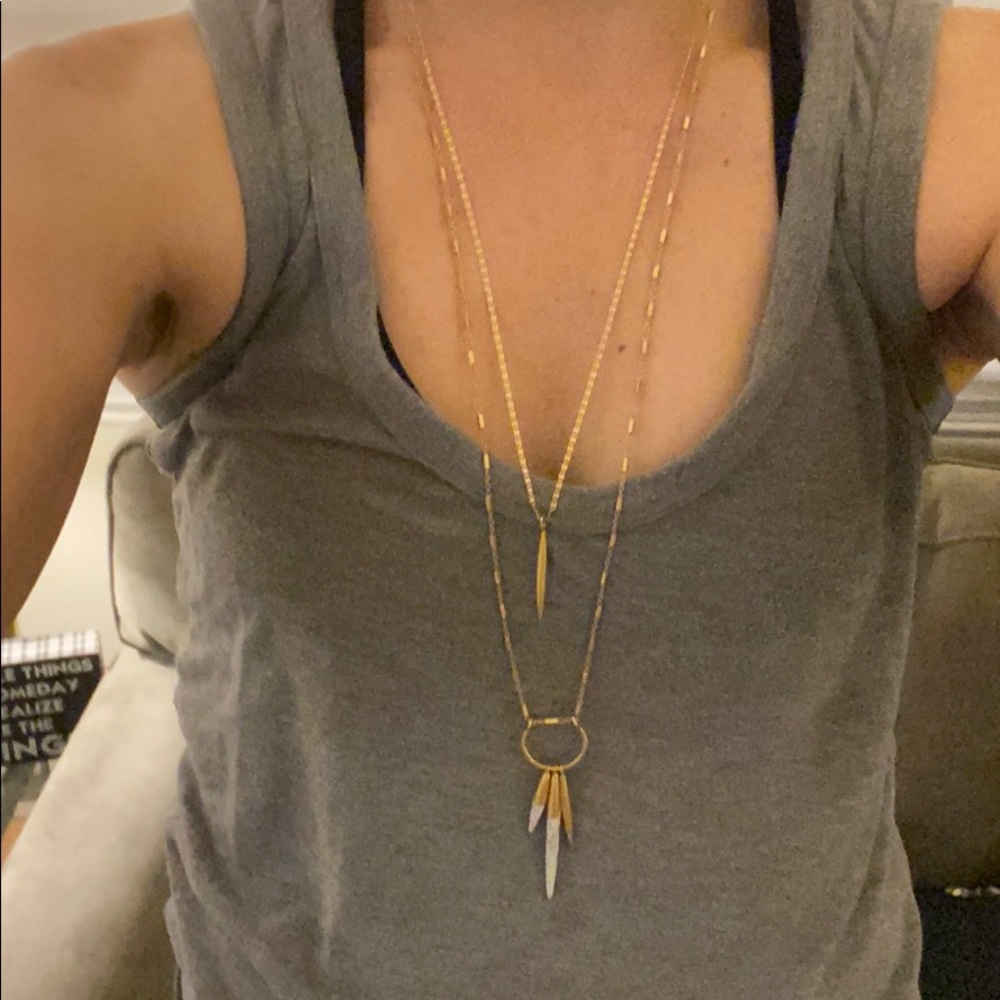 Stella & Dot Spear Set Neklace